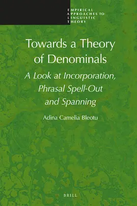 Bleotu |  Towards a Theory of Denominals | Buch |  Sack Fachmedien