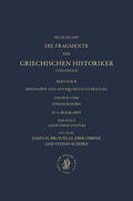 Brusuelas / Obbink / Schorn |  IV. Biography and Antiquarian Literature, A. Biography. Fasc. 8: Anonymous Papyri | Buch |  Sack Fachmedien