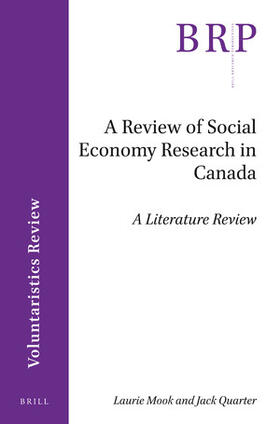Mook / Quarter | A Review of Social Economy Research in Canada | Buch | sack.de