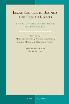 Buscemi / Lazzerini / Magi |  Legal Sources in Business and Human Rights | Buch |  Sack Fachmedien