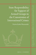 Ramsundar |  State Responsibility for Support of Armed Groups in the Commission of International Crimes | Buch |  Sack Fachmedien