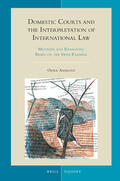 Ammann |  Domestic Courts and the Interpretation of International Law: Methods and Reasoning Based on the Swiss Example | Buch |  Sack Fachmedien