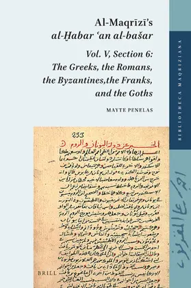  Al-Maqr¿z¿'s <i>al-¿abar ¿an al-ba¿ar</i> | Buch |  Sack Fachmedien
