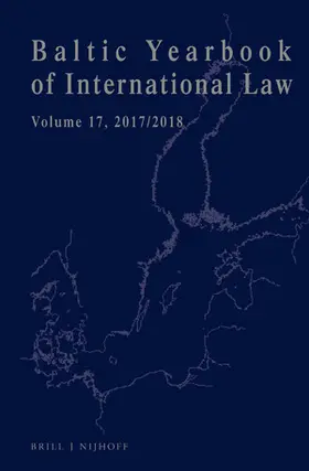 Mälksoo / Ziemele / Zalimas |  Baltic Yearbook of International Law, Volume 17 (2017/2018) | Buch |  Sack Fachmedien