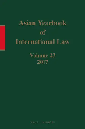 Lee |  Asian Yearbook of International Law, Volume 23 (2017) | Buch |  Sack Fachmedien