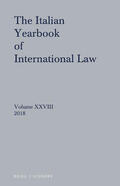 Nesi |  Italian Yearbook of International Law 28 (2018) | Buch |  Sack Fachmedien