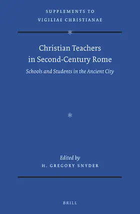  Christian Teachers in Second-Century Rome | Buch |  Sack Fachmedien