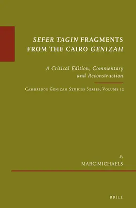 Michaels |  Sefer Tagin Fragments from the Cairo Genizah | Buch |  Sack Fachmedien