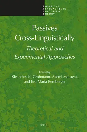 Passives Cross-Linguistically | Buch | 978-90-04-42823-2 | sack.de