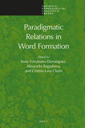  Paradigmatic Relations in Word Formation | Buch |  Sack Fachmedien