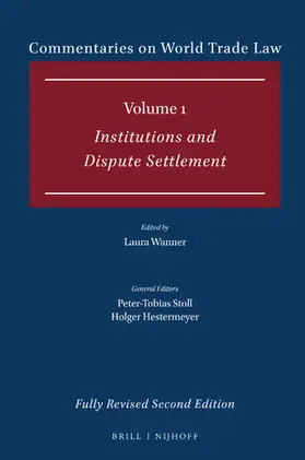  Commentaries on World Trade Law: Volume 1 | Buch |  Sack Fachmedien