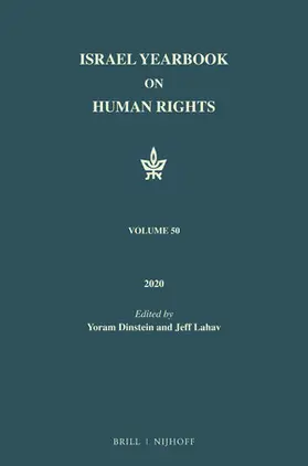 Dinstein |  Israel Yearbook on Human Rights, Volume 50 (2020) | Buch |  Sack Fachmedien