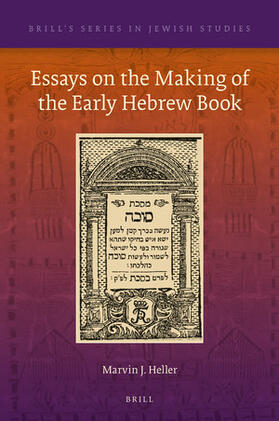 Heller | Essays on the Making of the Early Hebrew Book | Buch | 978-90-04-44115-6 | sack.de