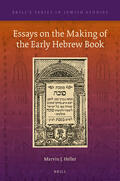 Heller |  Essays on the Making of the Early Hebrew Book | Buch |  Sack Fachmedien