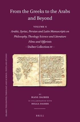 Daiber | From the Greeks to the Arabs and Beyond | Buch | 978-90-04-44249-8 | sack.de