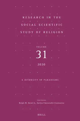 Hood / Cheruvallil-Contractor |  Research in the Social Scientific Study of Religion, Volume 31 | Buch |  Sack Fachmedien
