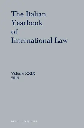 Nesi | Italian Yearbook of International Law 29 (2019) | Buch | 978-90-04-44821-6 | sack.de