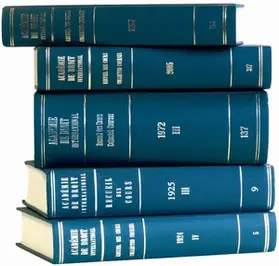 Académie de Droit International de la Haye / Hague Academy of International Law |  Recueil des cours, Collected Courses, Tome 411 | Buch |  Sack Fachmedien