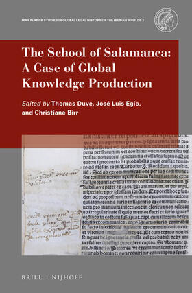 The School of Salamanca: A Case of Global Knowledge Production | Buch | 978-90-04-44973-2 | sack.de