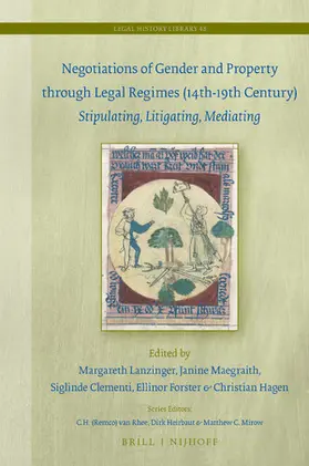  Negotiations of Gender and Property Through Legal Regimes (14th-19th Century): Stipulating, Litigating, Mediating | Buch |  Sack Fachmedien