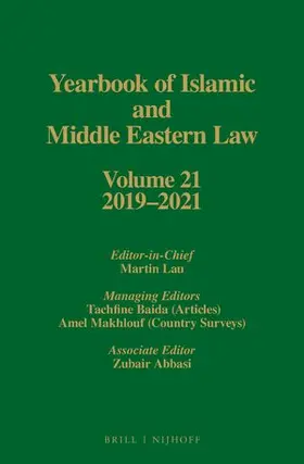 Lau |  Yearbook of Islamic and Middle Eastern Law, Volume 21 (2019-2021) | Buch |  Sack Fachmedien