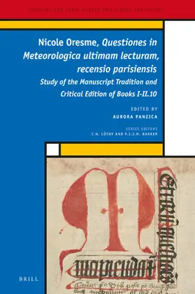 Oresme / Panzica |  Nicole Oresme, Questiones in Meteorologica de Ultima Lectura, Recensio Parisiensis | Buch |  Sack Fachmedien