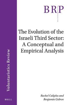 Calipha / Gidron | The Evolution of the Israeli Third Sector: A Conceptual and Empirical Analysis | Buch | 978-90-04-46172-7 | sack.de