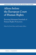 Moya / Milios |  Aliens Before the European Court of Human Rights: Ensuring Minimum Standards of Human Rights Protection | Buch |  Sack Fachmedien
