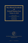 de Wet / Scherr / Wolfrum |  Max Planck Yearbook of United Nations Law, Volume 24 (2020) | Buch |  Sack Fachmedien