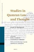 Baumgarten / Clements / Schwartz |  Studies in Qumran Law and Thought | Buch |  Sack Fachmedien