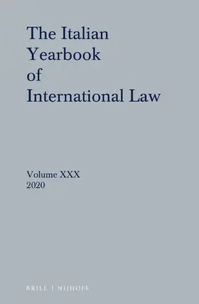 Nesi |  Italian Yearbook of International Law 30 (2020) | Buch |  Sack Fachmedien