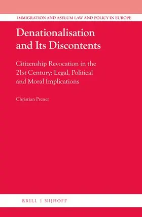 Prener |  Denationalisation and Its Discontents | Buch |  Sack Fachmedien