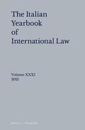 Pavoni |  Italian Yearbook of International Law 31 (2021) | Buch |  Sack Fachmedien