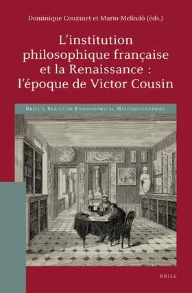 Couzinet |  L'institution philosophique française et la Renaissance | Buch |  Sack Fachmedien