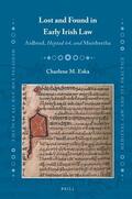 Eska |  Lost and Found in Early Irish Law: Aidbred, Heptad 64, and Muirbretha | Buch |  Sack Fachmedien