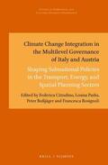 Cittadino / Parks / Bußjäger |  Climate Change Integration in the Multilevel Governance of Italy and Austria: Shaping Subnational Policies in the Transport, Energy, and Spatial Plann | Buch |  Sack Fachmedien