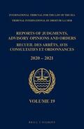 ITLOS |  Reports of Judgments, Advisory Opinions and Orders/ Receuil Des Arrets, Avis Consultatifs Et Ordonnances, Volume 19 (2020-2021) | Buch |  Sack Fachmedien