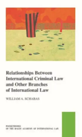 William A. Schabas | Relationships between International Criminal Law and Other Branches of International Law | Buch | 978-90-04-52149-0 | sack.de