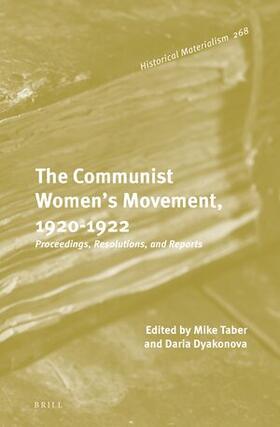  The Communist Women's Movement, 1920-1922 | Buch |  Sack Fachmedien