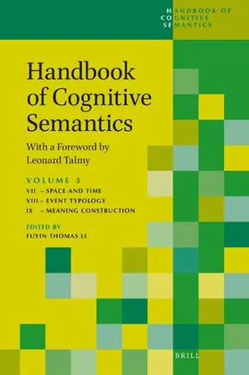  Handbook of Cognitive Semantics (part 3) | Buch |  Sack Fachmedien