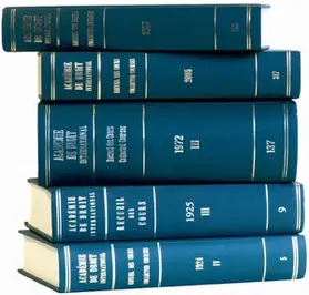 Académie de Droit International de la Haye / Hague Academy of International Law | Recueil des cours, Collected Courses, Tome 427 | Buch | 978-90-04-52770-6 | sack.de