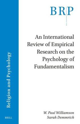 An International Review of Empirical Research on the Psychology of Fundamentalism | Buch | 978-90-04-53500-8 | sack.de