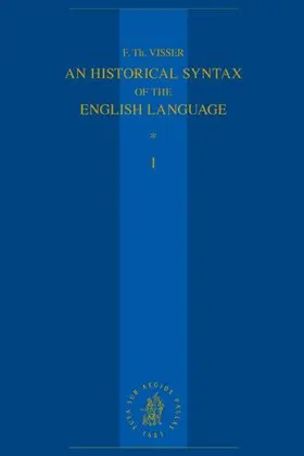 Visser |  An Historical Syntax of the English Language | Buch |  Sack Fachmedien