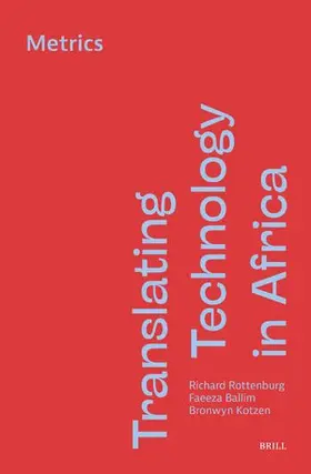  Translating Technology in Africa. Volume 1: Metrics | Buch |  Sack Fachmedien