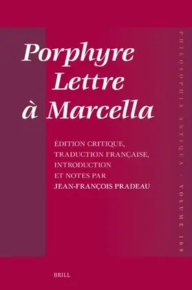 Pradeau |  Porphyre - Lettre à Marcella | Buch |  Sack Fachmedien