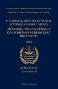 ITLOS |  Pleadings, Minutes of Public Sittings and Documents/Mémoires, Proces-Verbaux Des Audiences Publiques Et Documents (2022) | Buch |  Sack Fachmedien