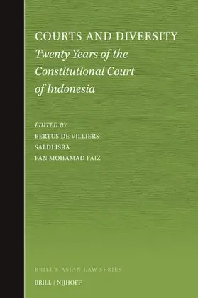 de Villiers / Isra / Faiz |  Courts and Diversity | Buch |  Sack Fachmedien