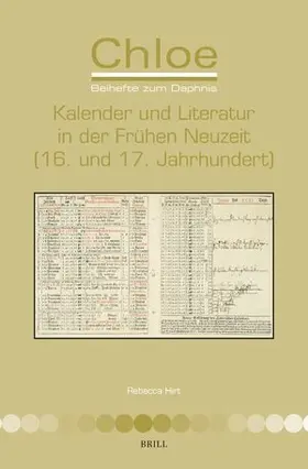 Hirt |  Kalender und Literatur in der Frühen Neuzeit (16. und 17. Jahrhundert) | Buch |  Sack Fachmedien