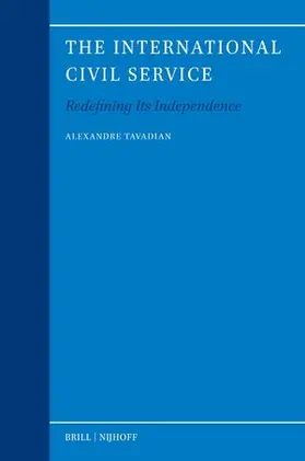 Tavadian |  The International Civil Service | Buch |  Sack Fachmedien