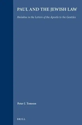 Tomson |  Paul and the Jewish Law | Buch |  Sack Fachmedien